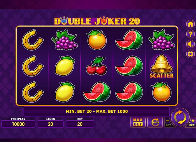 Double Joker 20 game - play for free