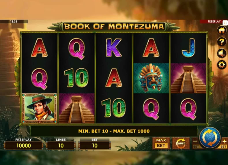 Book Of Montezuma game - play for free