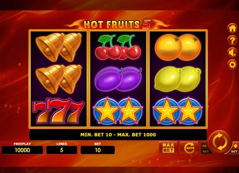 Hot Fruits 5 game - play for free