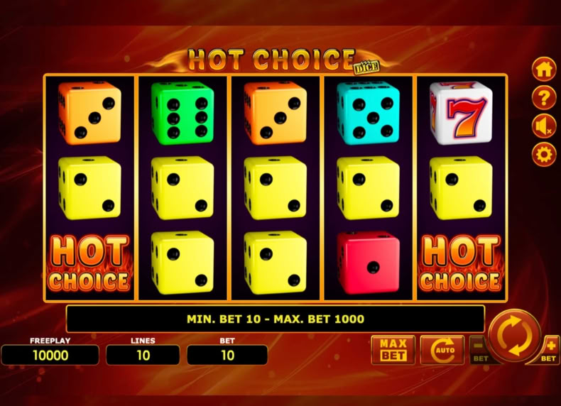 Hot Choice Dice game - play for free