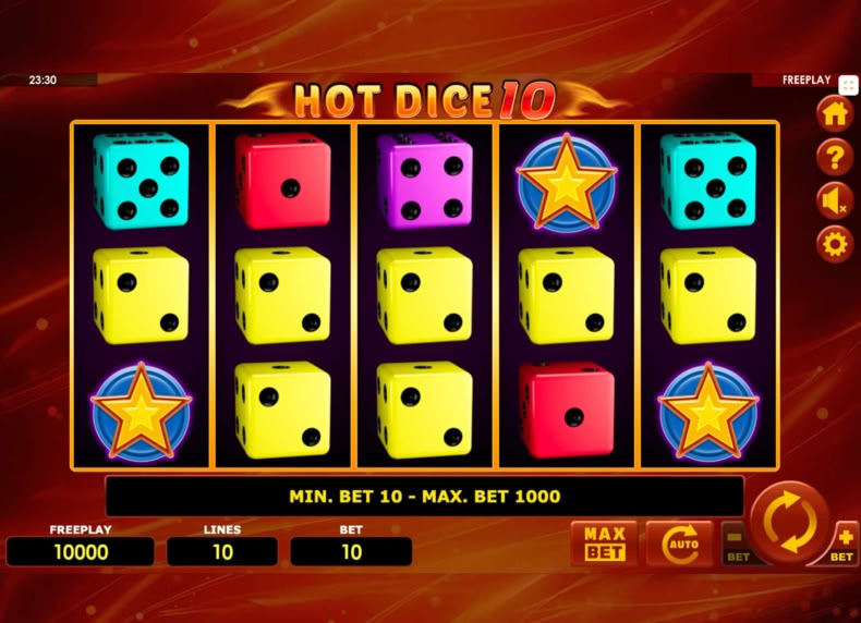 Hot Dice 10 game - play for free