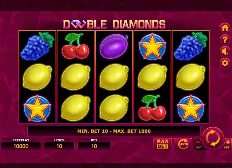 Double Diamonds game - play for free