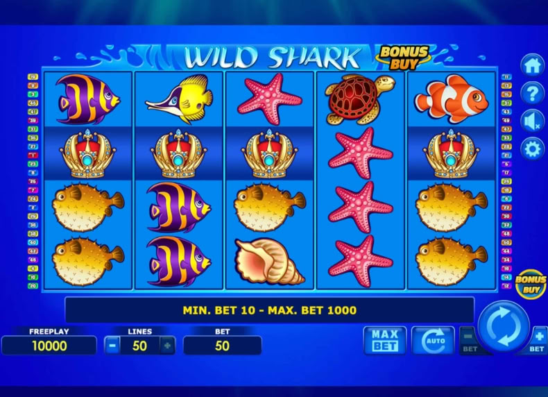 Wild Shark Bonus Buy game - play for free