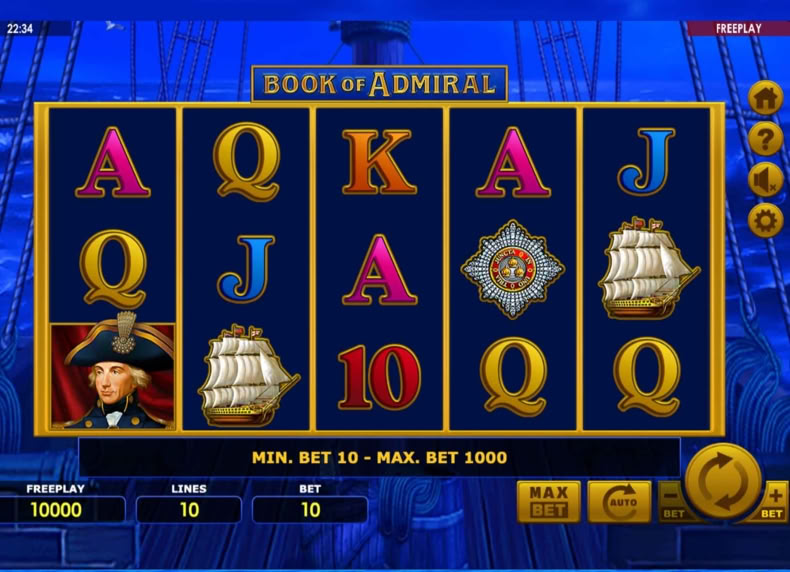 Book Of Admiral game - play for free