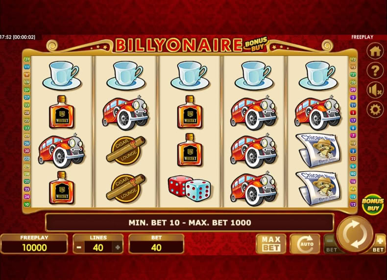 Billyonaire Bonus Buy game - play for free