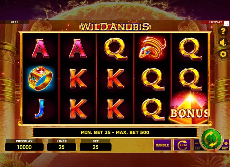 Wild Anubis game - play for free