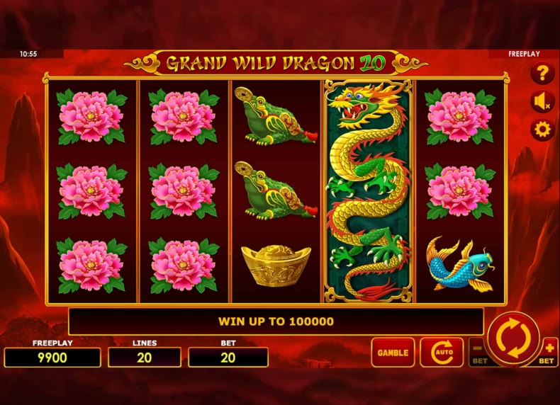 Grand Wild Dragon 20 game - play for free