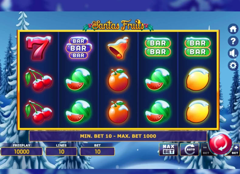 Santas Fruits game - play for free