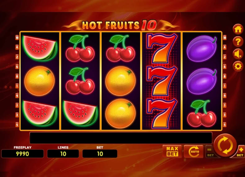 Hot Fruits 10 game - play for free