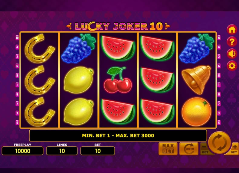 Lucky Joker 10 game - play for free