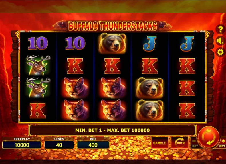 Buffalo Thunderstacks game - play for free