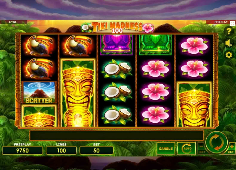 Tiki Madness 100 game - play for free