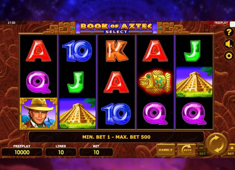 Book Of Aztec Select game - play for free