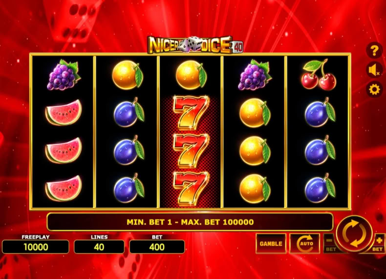 Nicer Dice 40 game - play for free