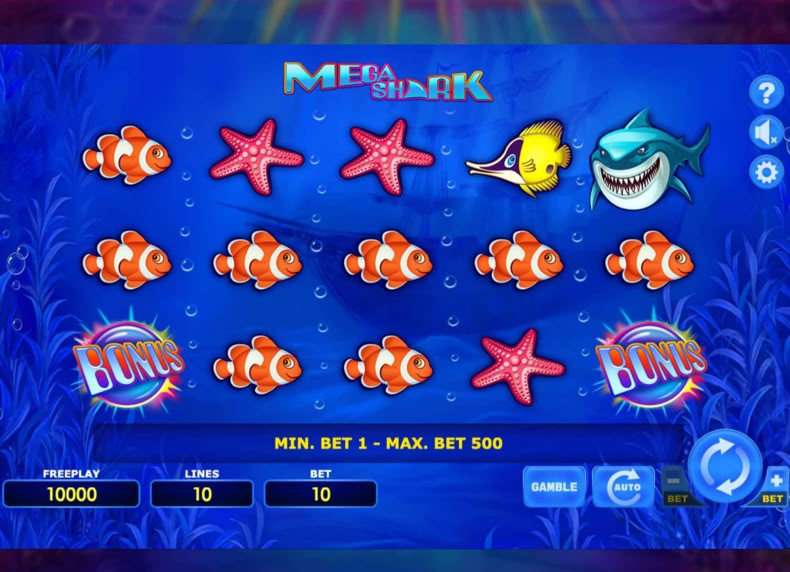 Mega Shark game - play for free