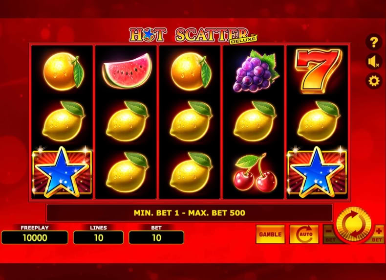 Hot Scatter Deluxe game - play for free