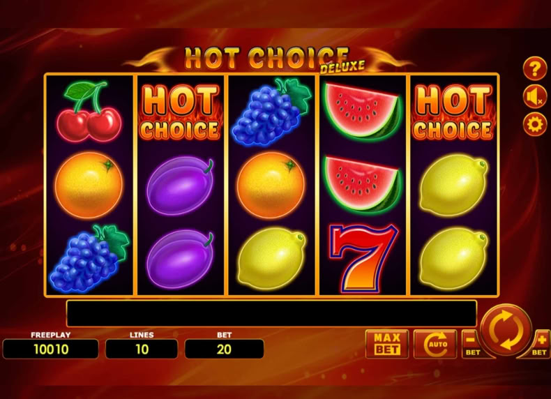 Hot Choice Deluxe game - play for free