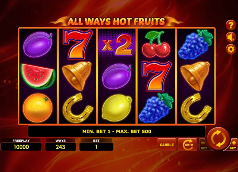 All Ways Hot Fruits game - play for free