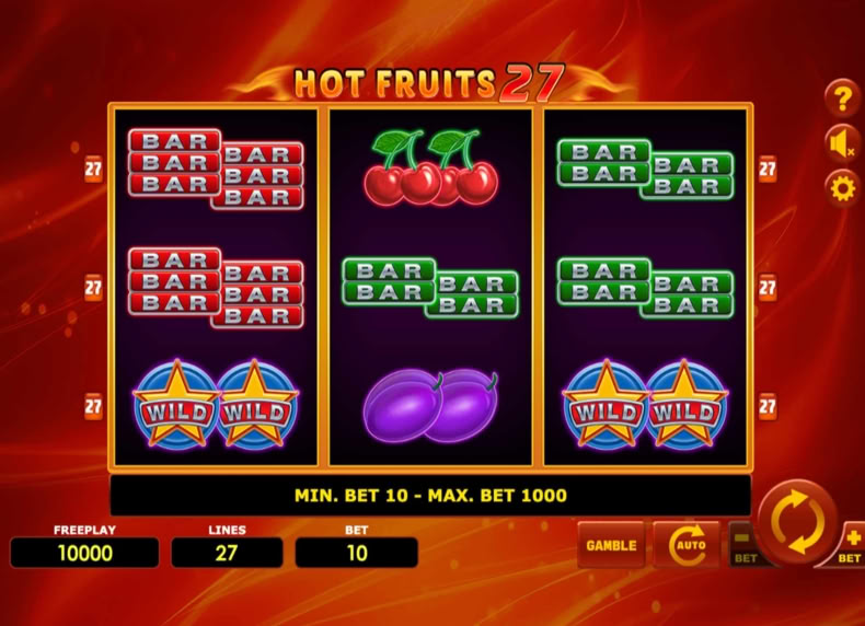 Hot Fruits 27 game - play for free