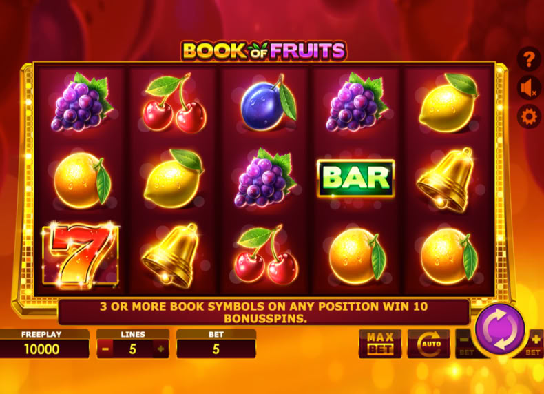 Book Of Fruits game - play for free