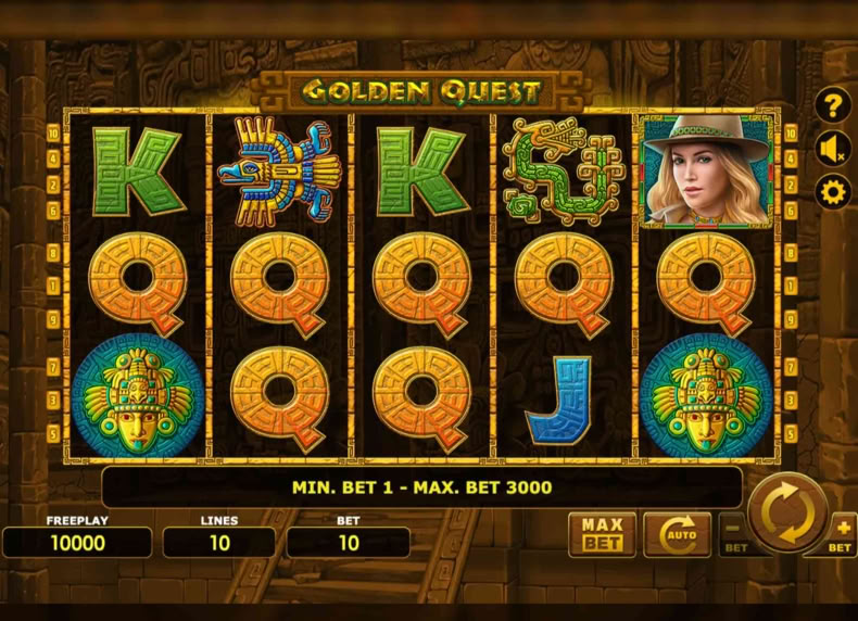 Golden Quest game - play for free