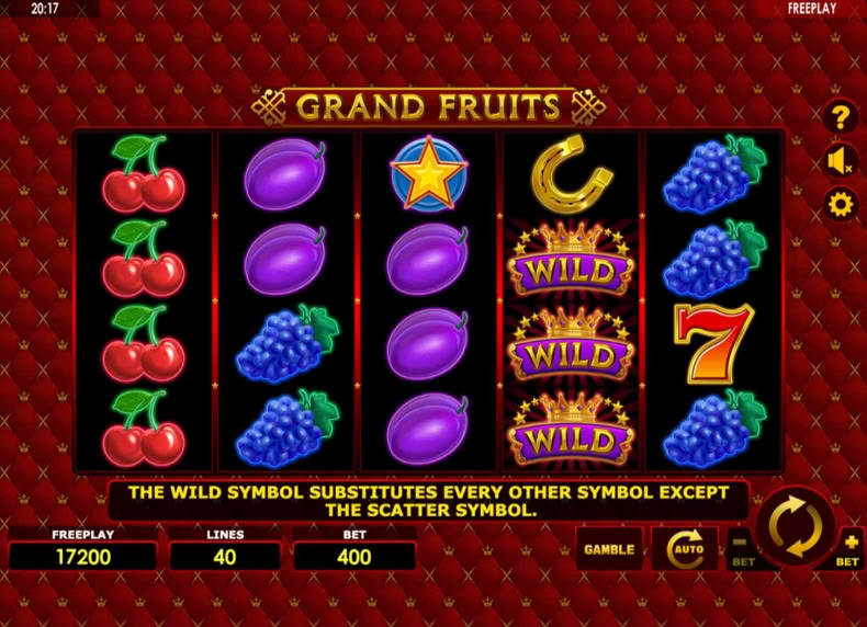 Grand Fruits game - play for free