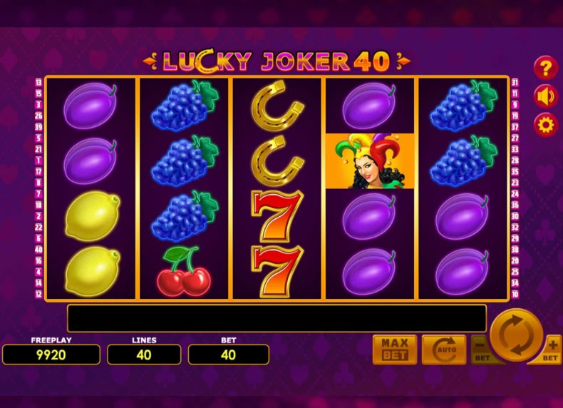 Lucky Joker 40 game - play for free