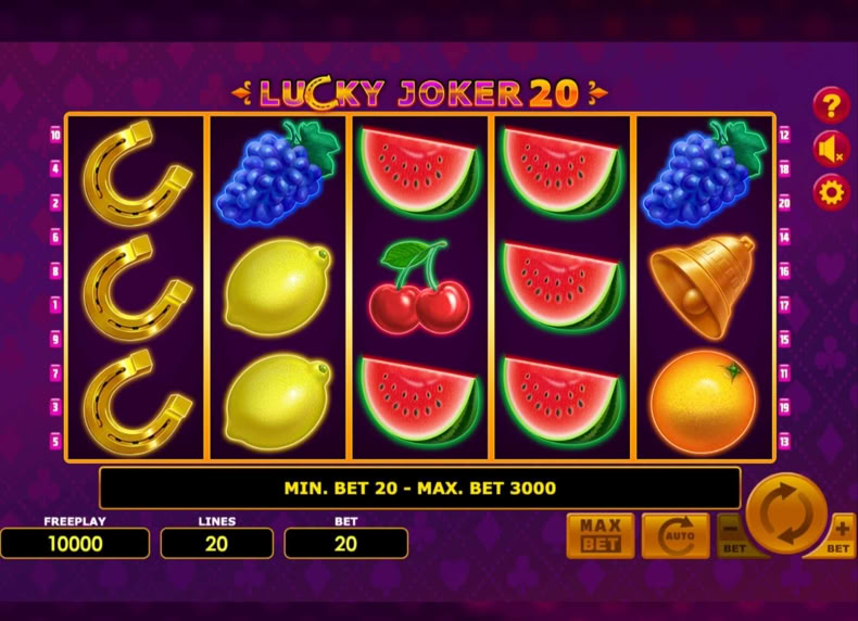 Lucky Joker 20 game - play for free