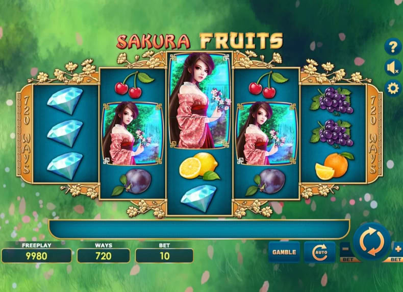Sakura Fruits game - play for free