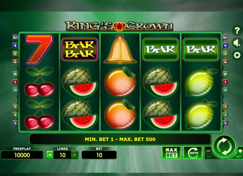 Kings Crown game - play for free
