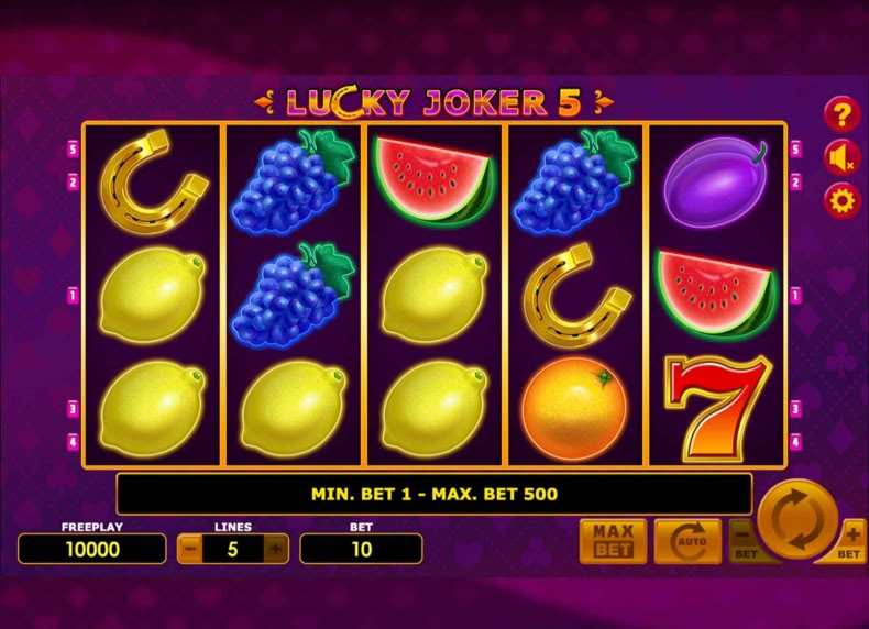 Lucky Joker 5 game - play for free