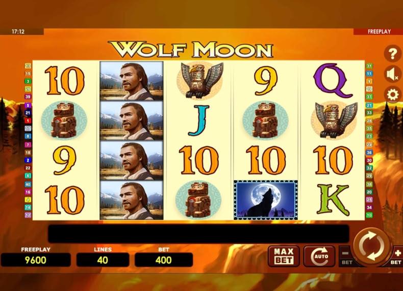 Wolf Moon Amatic game - play for free