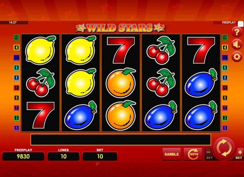 Wild Stars Amatic game - play for free