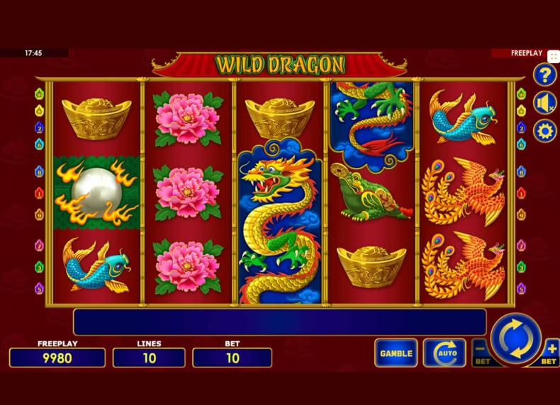 Wild Dragon Amatic game - play for free