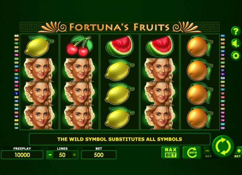 Fortunas Fruits game - play for free