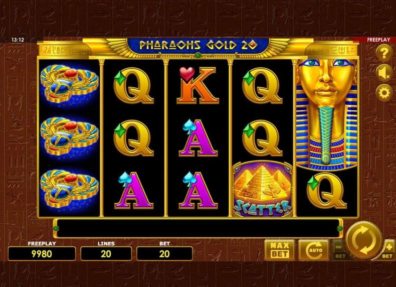 Pharaos Gold 20 game - play for free