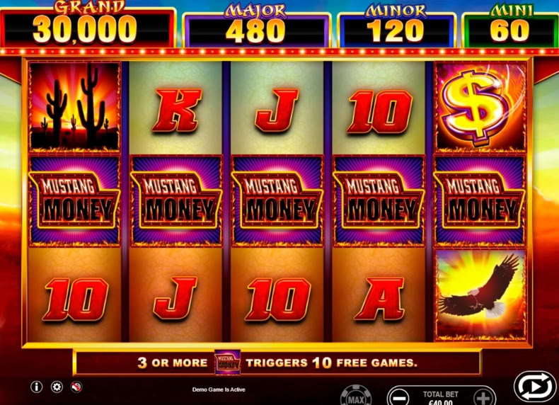 Mustang Money RR game - play for free