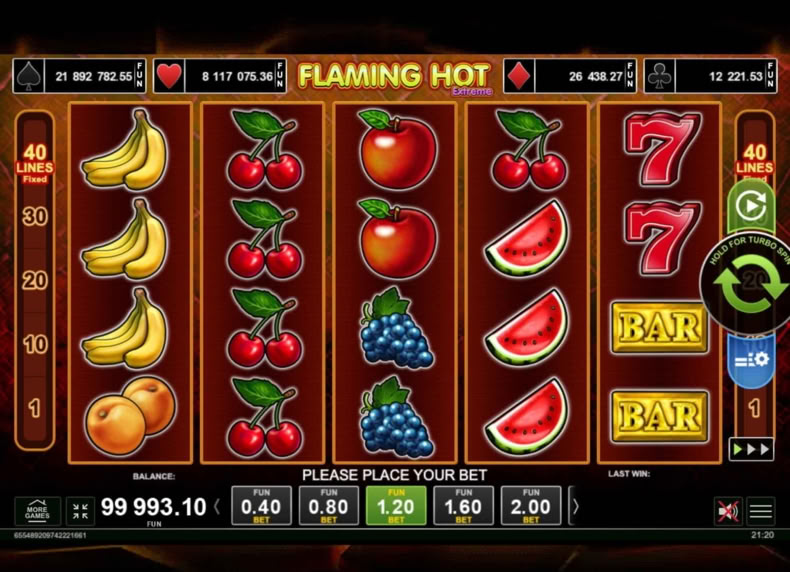 Flaming Hot Extreme game - play for free