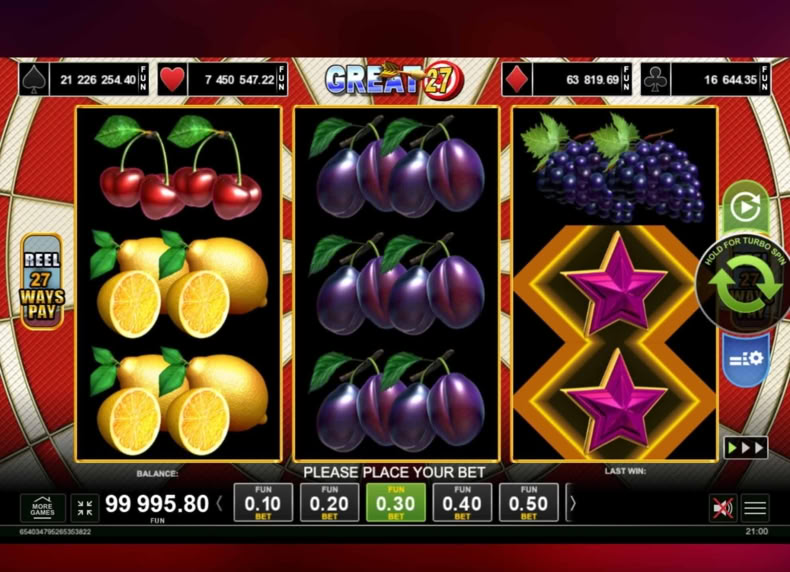 Great 27 game - play for free
