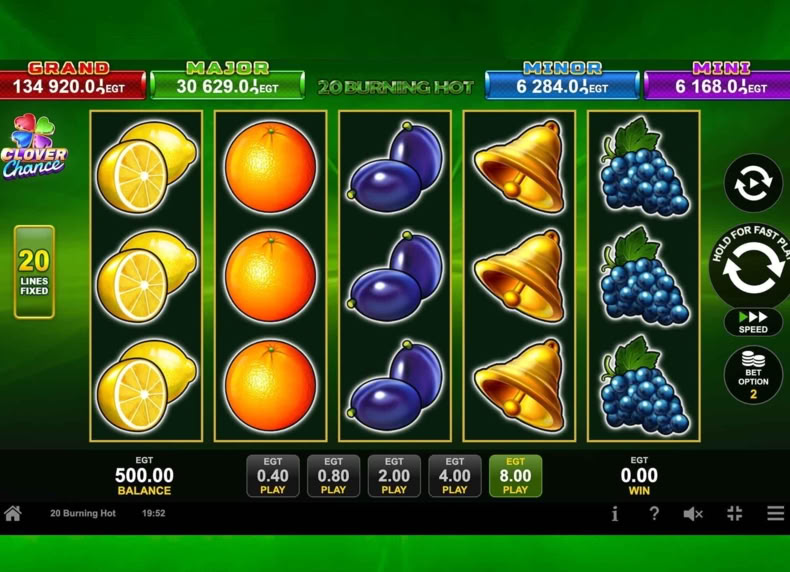 20 Burning Hot game - play for free