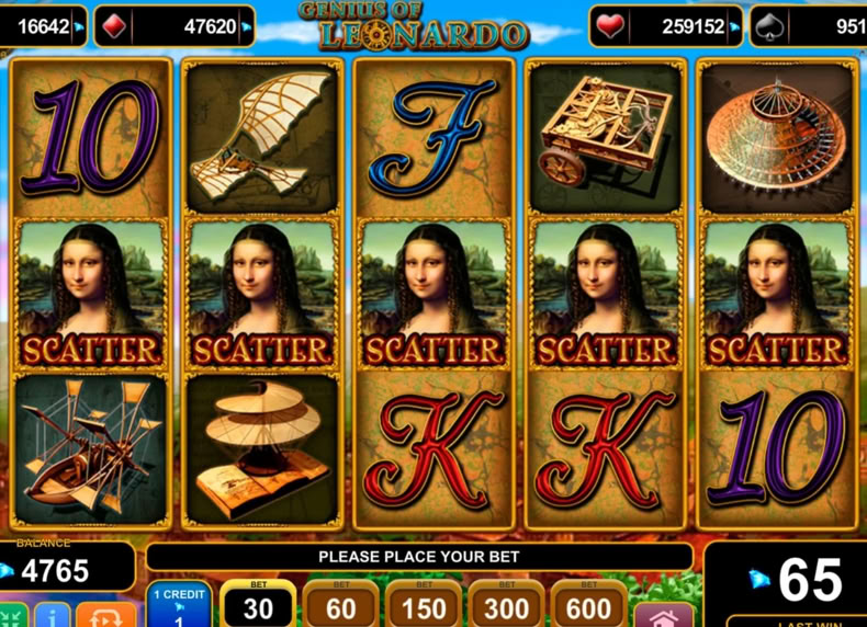 Genius of Leonardo game - play for free