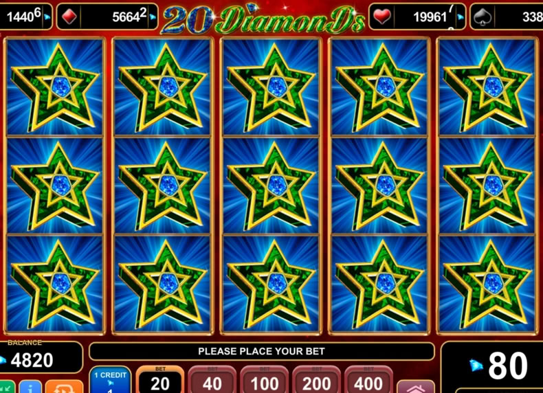 20 Diamonds game - play for free