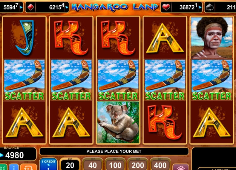 Kangaroo Land game - play for free