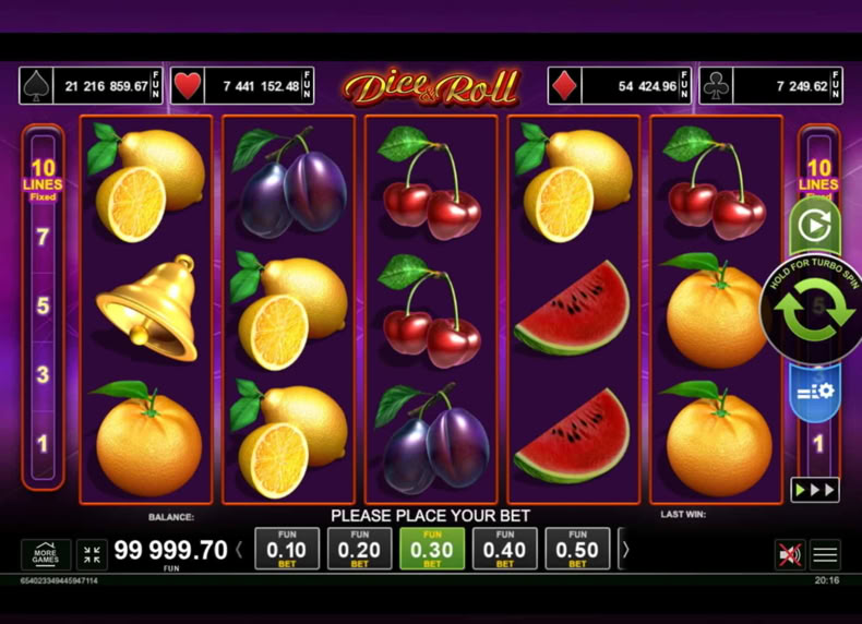 Dice & Roll game - play for free