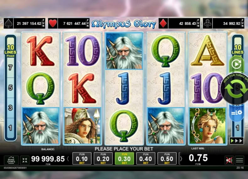 Olympus Glory game - play for free