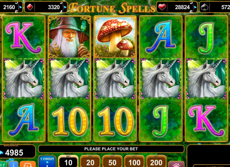 Fortune Spells game - play for free