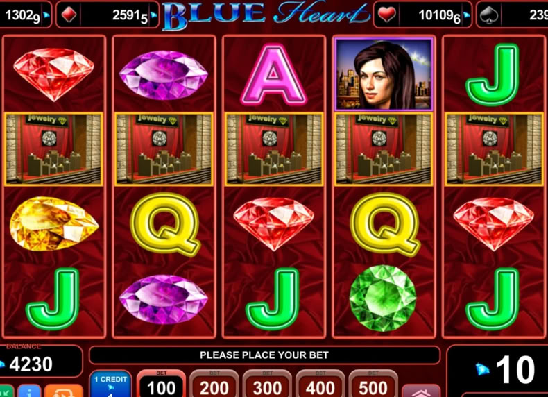 Blue Heart game - play for free