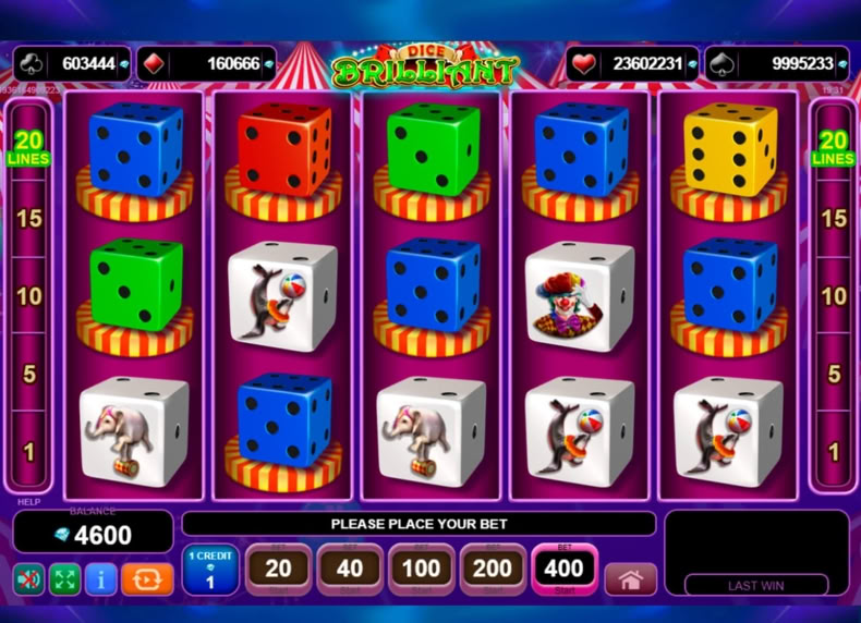 Brilliant Dice game - play for free
