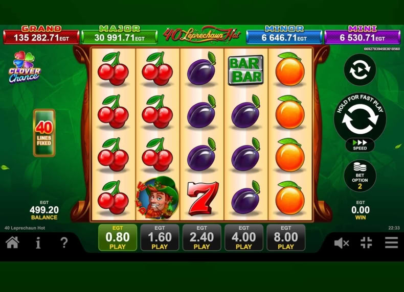 40 Leprechaun Hot game - play for free