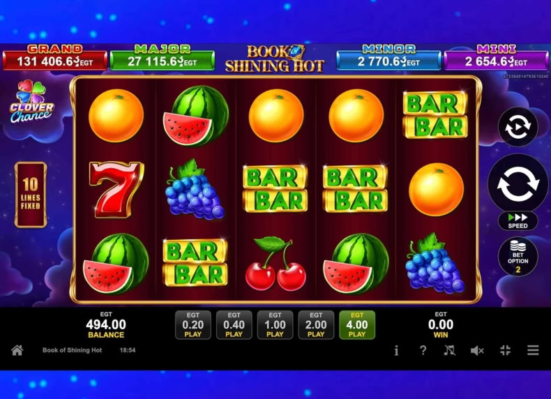 Book of Shining Hot game - play for free